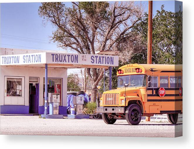 Usa Canvas Print featuring the photograph Route 66 impression by Juergen Klust