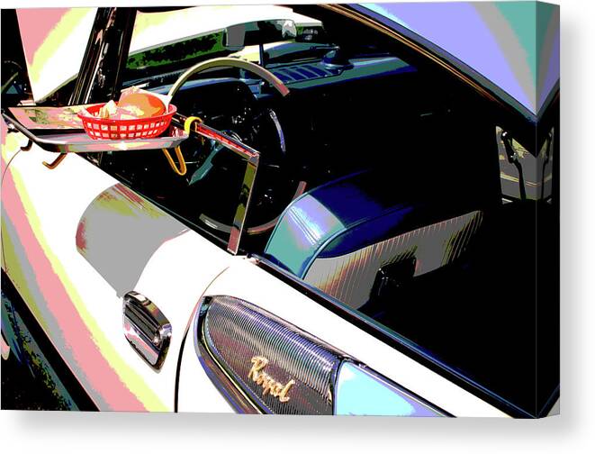 Classic Car Canvas Print featuring the photograph Royal Indeed by Gary Adkins