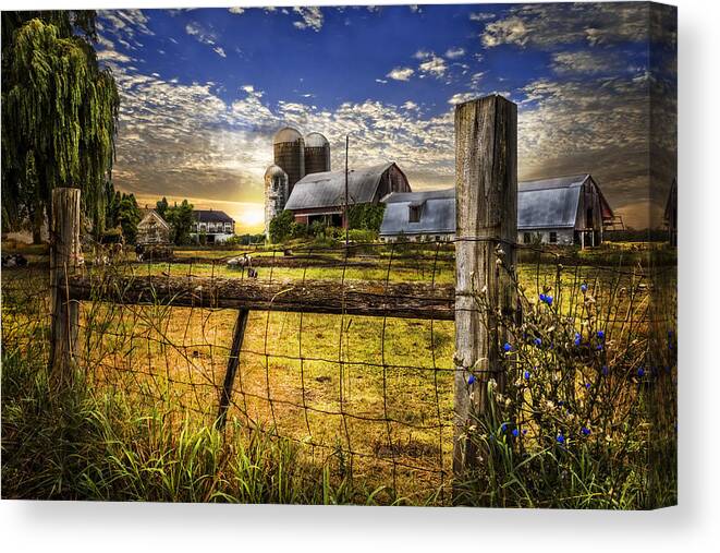 Appalachia Canvas Print featuring the photograph Rural Farms by Debra and Dave Vanderlaan