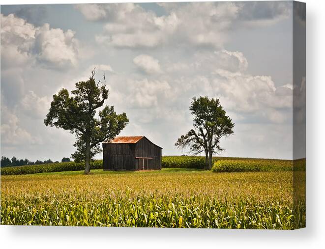 Greg Jackson Canvas Print featuring the photograph Rural Kentucky Barn 2 by Greg Jackson