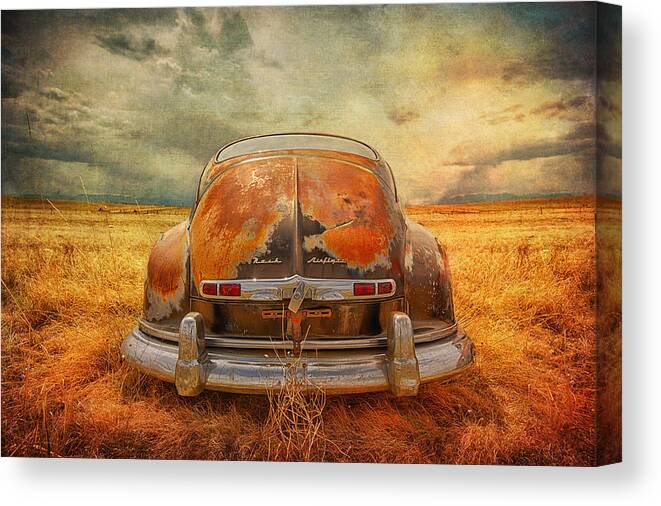 Rusty Canvas Print featuring the photograph Rust Spot by Elin Skov Vaeth