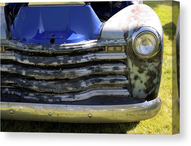 Automobile Canvas Print featuring the photograph Rusty Detail by Kae Cheatham