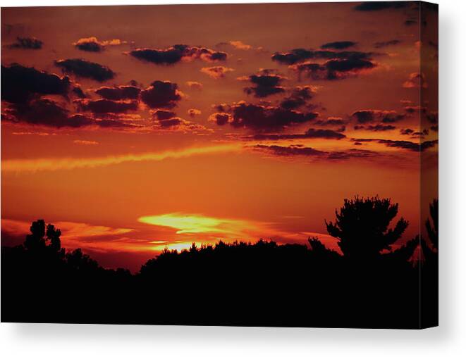 Sunset Canvas Print featuring the photograph Sadie's Sunset by Bruce Patrick Smith