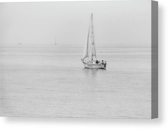 Sailing Canvas Print featuring the photograph Sailing 0633 by Kristina Rinell