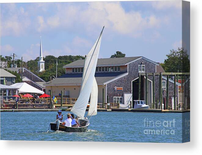 Dorothy Canvas Print featuring the photograph Sailing the Dorothy by Marty Fancy