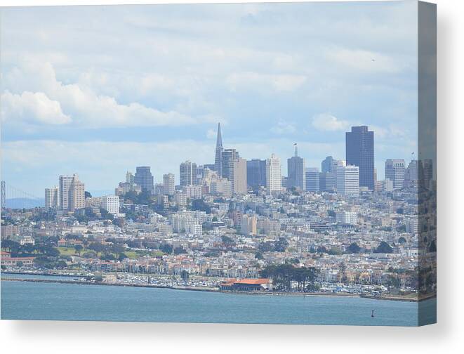  Canvas Print featuring the photograph San Francisco by Alex King