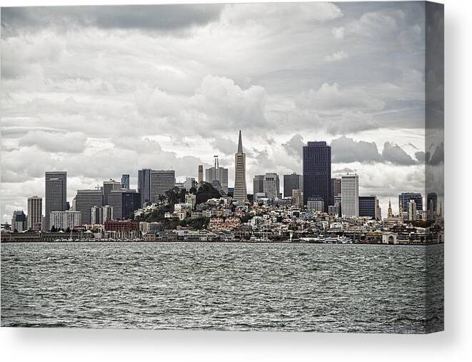 San Fransisco Skyline Canvas Print featuring the photograph San fransisco skyline by Camille Lopez