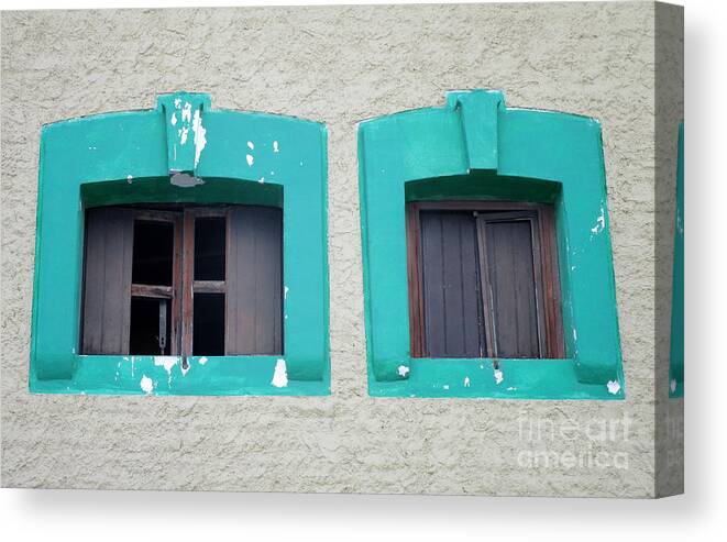San Jose Del Cabo Canvas Print featuring the photograph San Jose Del Cabo Windows 13 by Randall Weidner