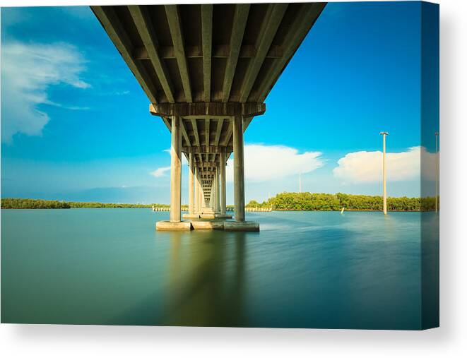 Everglades Canvas Print featuring the photograph San Marco Bridge by Raul Rodriguez