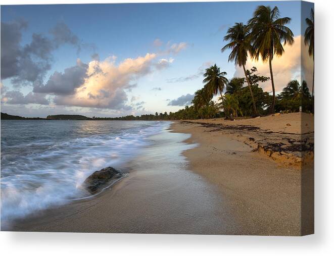Caribbean Canvas Print featuring the photograph Sand and Sea by Patrick Downey