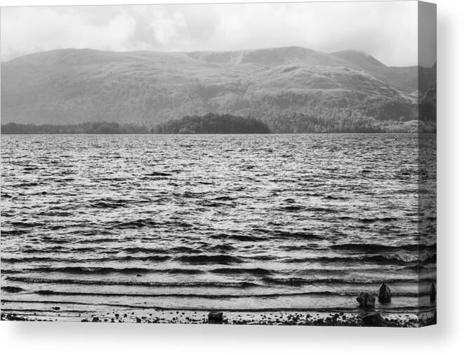 Scottish Shores Canvas Print featuring the photograph Scottish Shores by Christi Kraft