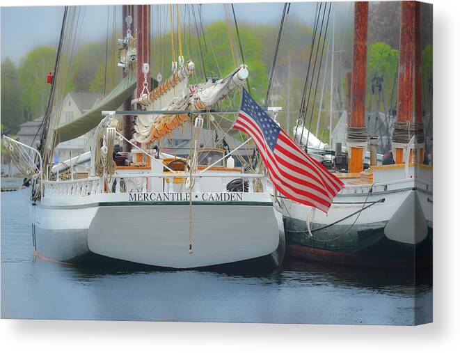 Windjammer Canvas Print featuring the photograph Sea Commerce by Jeff Cooper