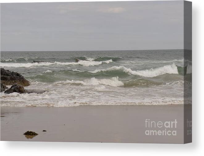 Seascape Canvas Print featuring the photograph Sea Heaves Up Again by Elena Perelman