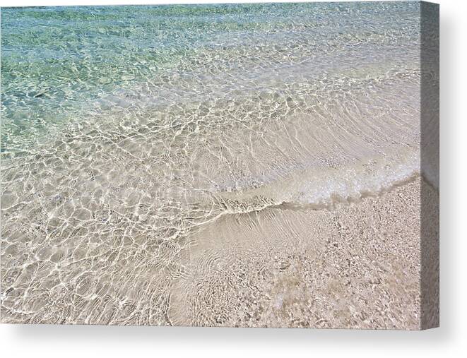 Water Canvas Print featuring the photograph Sea of Glass by Catherine Reading