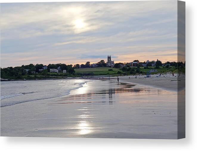 Newport Canvas Print featuring the photograph Second Beach Newport RI by Toby McGuire