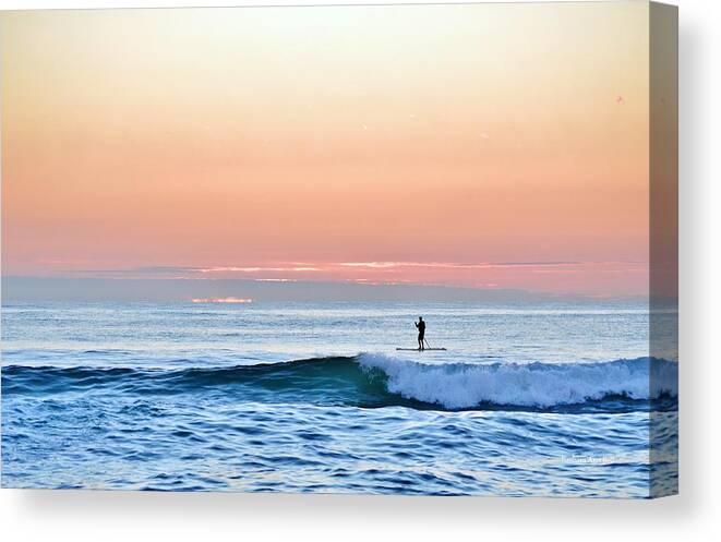 Gallery Row Canvas Print featuring the photograph September 14 Sunrise by Barbara Ann Bell