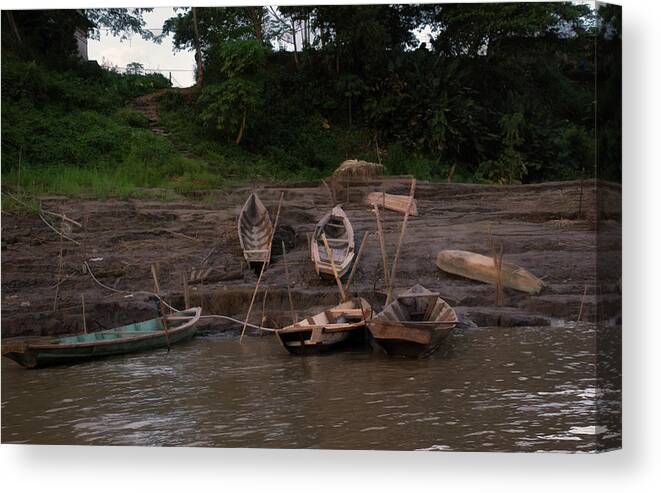 Boats Canvas Print featuring the photograph Seven Boats by Jessica Levant