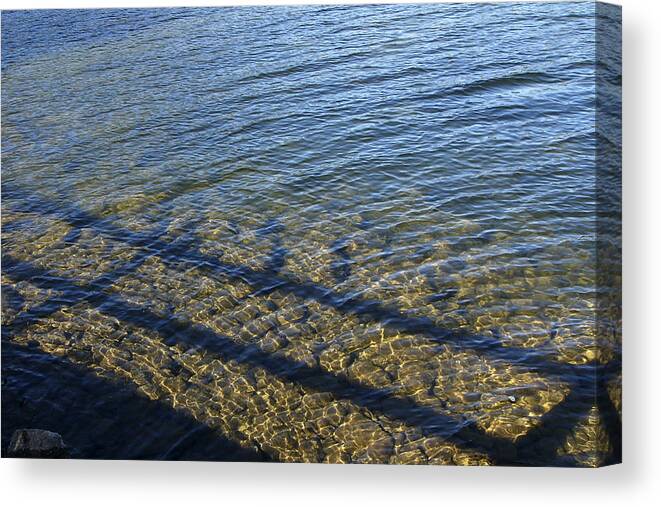 Photograph Canvas Print featuring the photograph Shadow Play by Rhonda McDougall