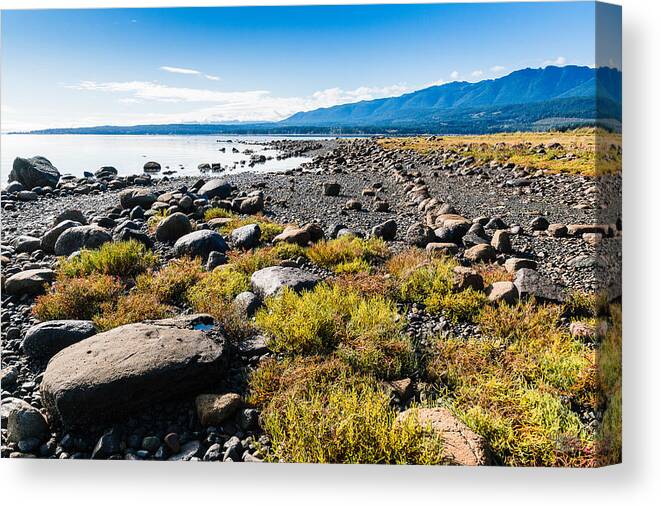 Landscapes Canvas Print featuring the photograph Ships Point by Claude Dalley