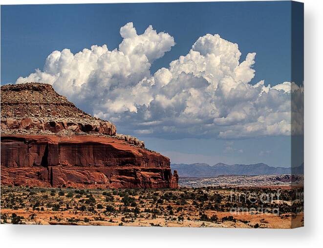 Red Stanchions Canvas Print featuring the photograph Ship's Prow by Jim Garrison