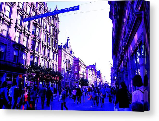 Scotland Canvas Print featuring the photograph Shopping by HweeYen Ong