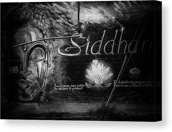 Siddartha Canvas Print featuring the photograph Siddhartha by Theresa Tahara