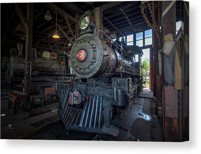4-6-0 Canvas Print featuring the photograph Sierra No. 3 2 by Jim Thompson