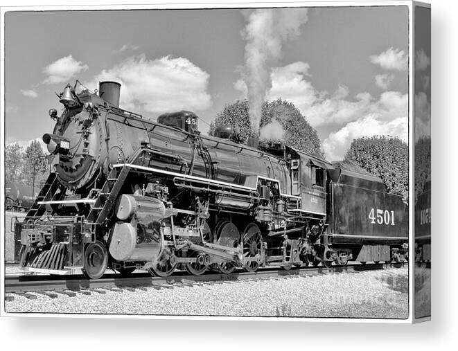 Silver 4501 Canvas Print featuring the photograph Silver 4501 by Geraldine DeBoer