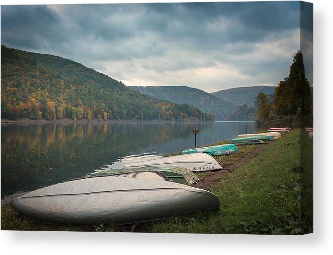 Photograph Canvas Print featuring the photograph Sinnemahoning State Park by Cindy Lark Hartman