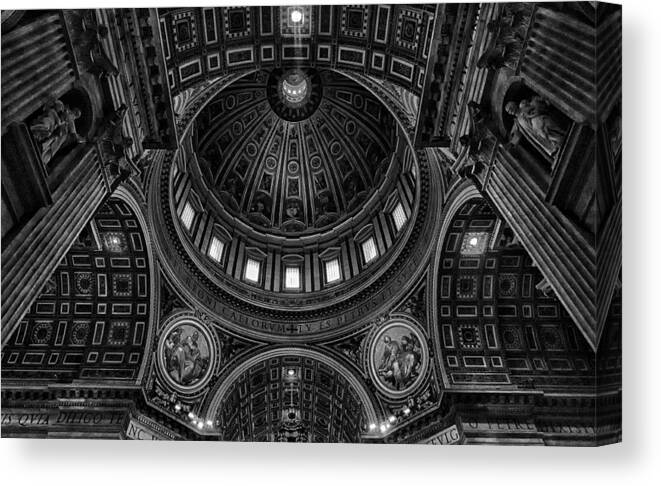 Architecture Canvas Print featuring the photograph Skylights by C.s.tjandra