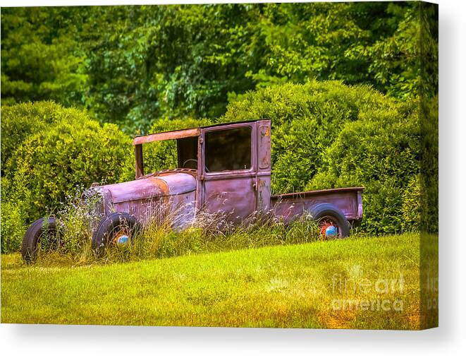 Transportation Canvas Print featuring the photograph Sleeping beauty by Claudia M Photography