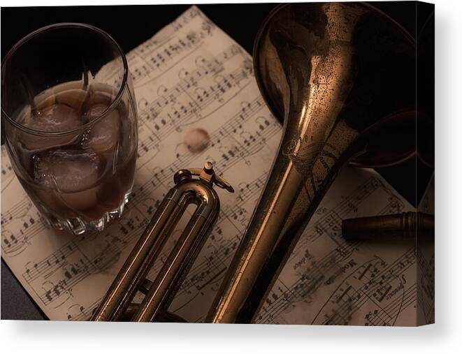 Jazz Canvas Print featuring the photograph Smooth Jazz by Eugene Campbell