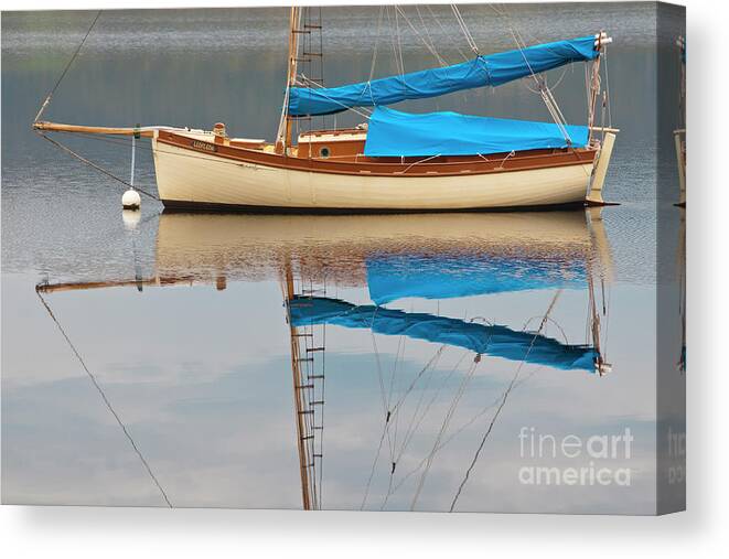 Boat.yacht Canvas Print featuring the photograph Smooth Sailing by Werner Padarin