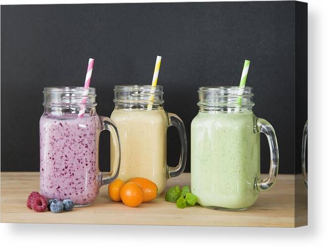 Smoothie Canvas Print featuring the digital art Smoothie by Maye Loeser
