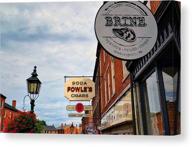 Signs Canvas Print featuring the photograph Soda Cigars and Brine by Matt Swinden