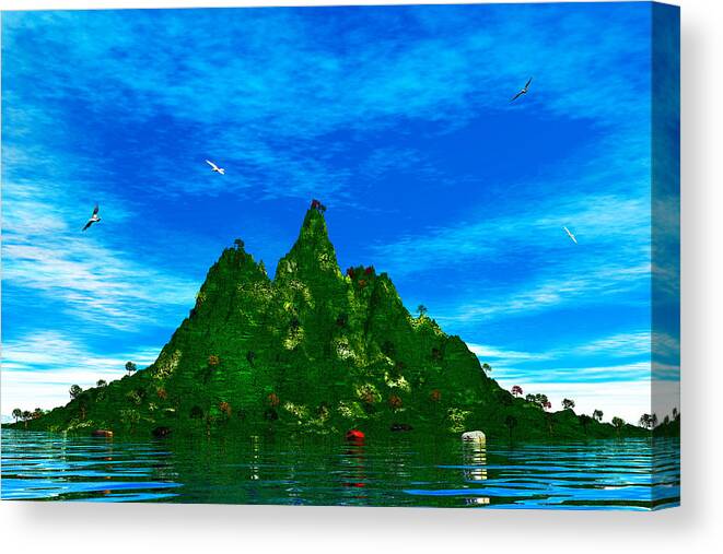 Solitude Canvas Print featuring the photograph Solitude by Mark Blauhoefer
