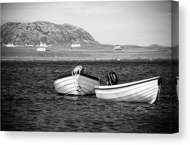 Sound Canvas Print featuring the photograph Sound of Iona by Ray Devlin