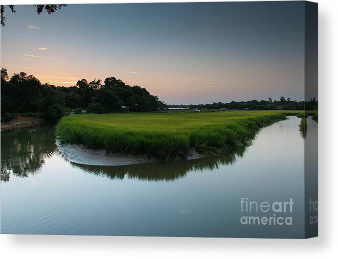 Remley's Point Canvas Print featuring the photograph Southern Tip by Dale Powell