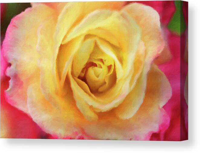 Connie Handscomb Canvas Print featuring the photograph Speak To Me Of Roses by Connie Handscomb
