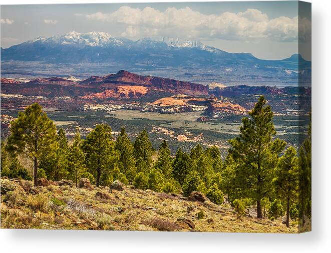 Utah Canvas Print featuring the photograph Spectacular Utah Landscape Views by James BO Insogna
