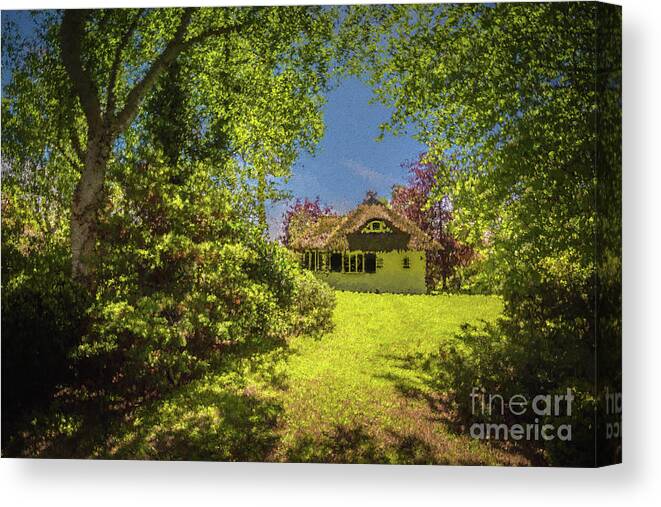 Spring Canvas Print featuring the painting Spring Dream by Eva Lechner