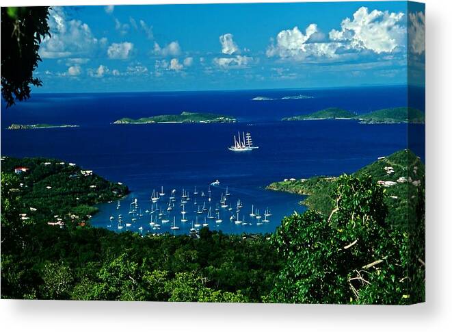 Islands Canvas Print featuring the photograph St. John morning by Bill Jonscher