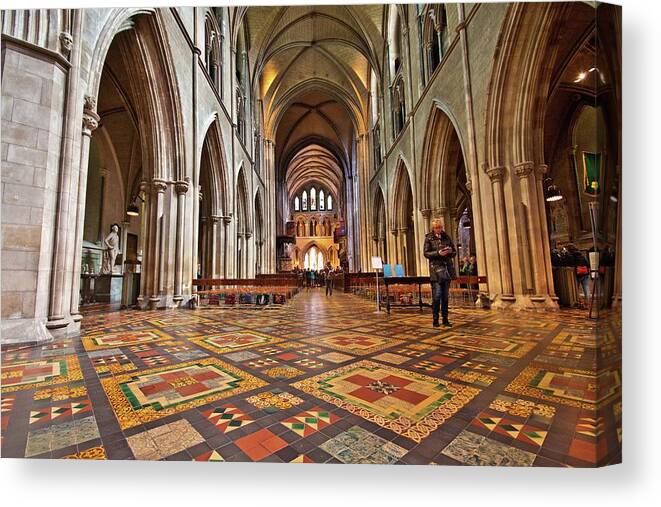 St. Patrick's Cathedral Canvas Print featuring the photograph St. Patrick's Cathedral, Dublin, Ireland by Marisa Geraghty Photography