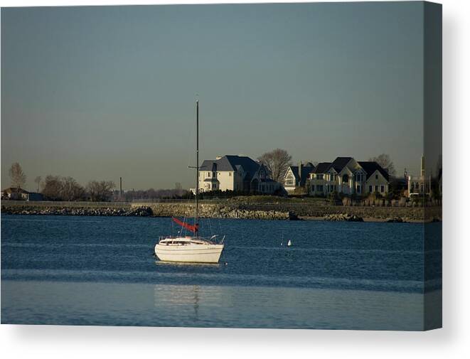 Boat Canvas Print featuring the photograph Still Boat by Jose Rojas