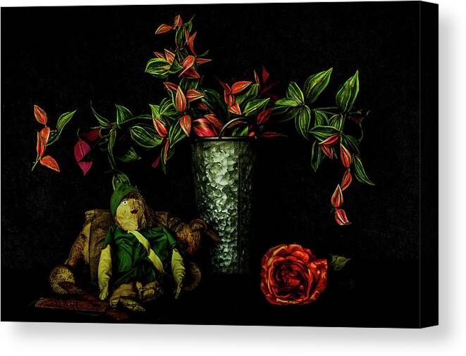 Still Life Canvas Print featuring the photograph Still Life # 2 by Tom and Pat Cory