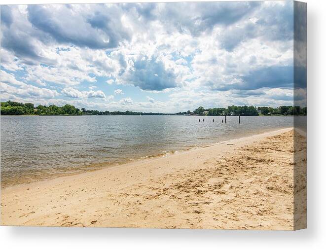 Water Canvas Print featuring the photograph Stoney Creek by Charles Kraus