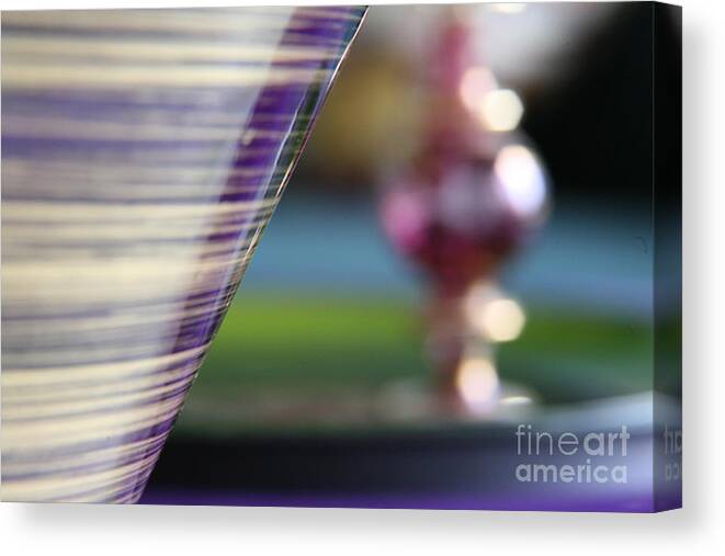 Glass Canvas Print featuring the photograph Studies in Glass ...bokeh by Lynn England