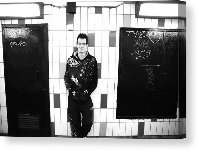  Canvas Print featuring the photograph Subway by Jez C Self