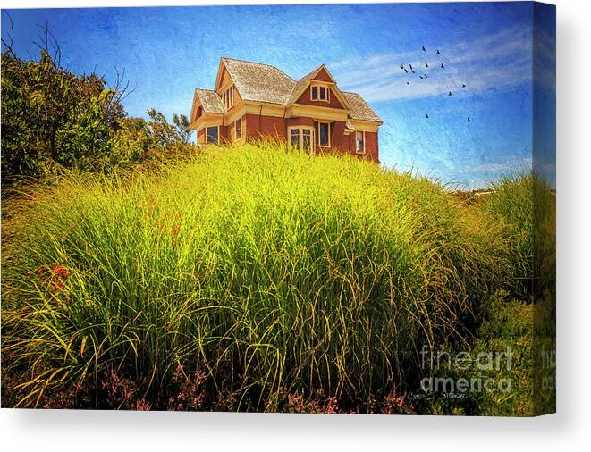 American Canvas Print featuring the photograph Summer Day in Fort Bragg by Craig J Satterlee