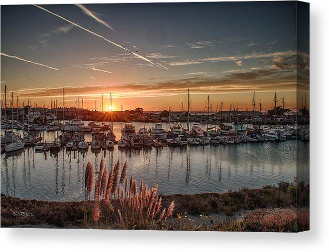 Central California Coast Canvas Print featuring the photograph Sunburst by Bill Roberts